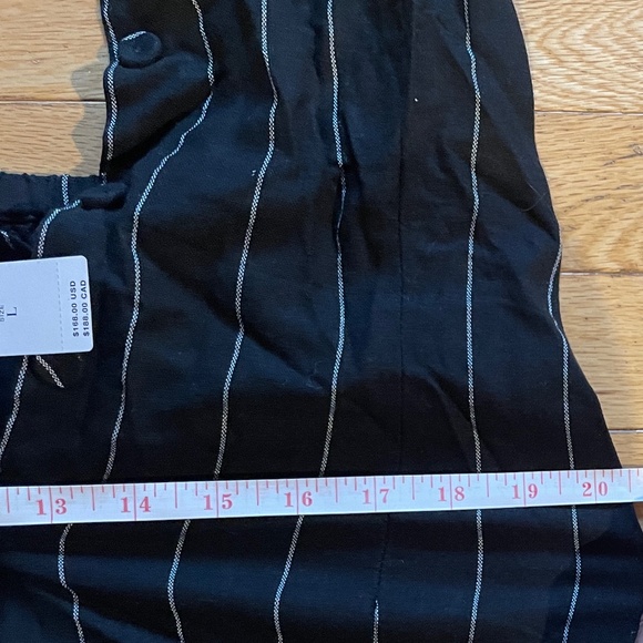 Brand New LITTLE LIES PINSTRIPE HALTER NECK JUMPSUIT - Picture 12 of 13